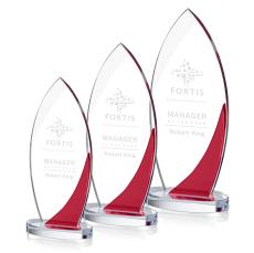 Proctor Red Peaks Crystal Trophy - Crystal Trophies