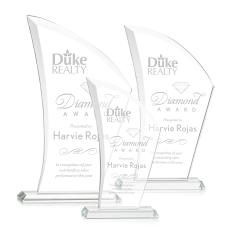 Thompson Unique Crystal Trophy - Crystal Trophies