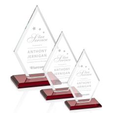 Spicer Red Crystal Trophy - Crystal Trophies