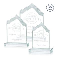 McGinnis Stafire Peaks Crystal Trophy - Crystal Trophies