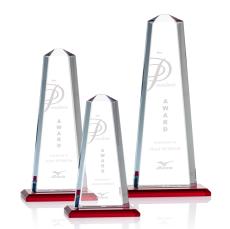 Driscoll Red Towers Crystal Trophy - Crystal Trophies