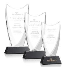 Singleton Black Peaks Crystal Trophy - Crystal Trophies