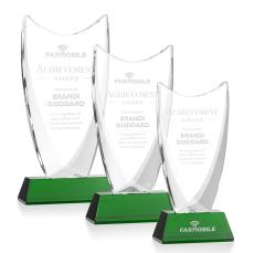 Singleton Green Peaks Crystal Trophy - Crystal Trophies