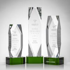 Atkinson on Base  Green Towers Crystal Trophy - Crystal Trophies