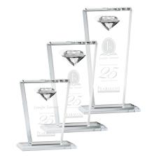 Clifford Diamond Diamond Unique Crystal Trophy - Diamond Trophies
