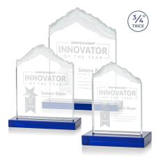 Lowery Blue Crystal Trophy - Crystal Trophies