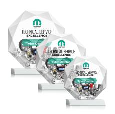 Minor Full Color Fagan Polygon Crystal Trophy - Crystal Trophies