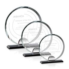 Devine Circle Crystal Trophy - Crystal Trophies