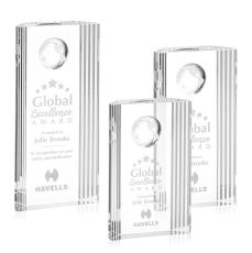 Gillis Globe Towers Crystal Trophy - Crystal Globe Awards