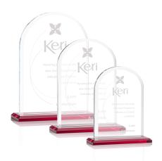 Walters Red Peaks Crystal Trophy - Crystal Trophies