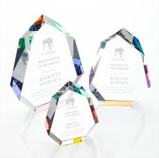 Thomson Prismatic Polygon Crystal Trophy - Crystal Trophies