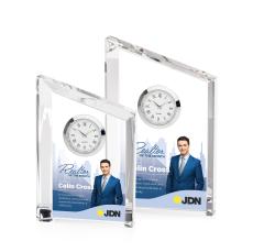 Woodson Full Color Clock - Crystal Trophies