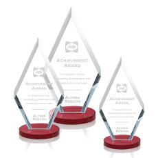 Fitzgerald Red Crystal Trophy - Crystal Trophies