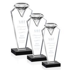 Leach Diamond Crystal Trophy - Crystal Trophies
