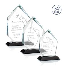 Boone Ice Peak Black Peaks Crystal Trophy - Crystal Trophies