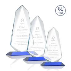 McMullen Blue Peaks Crystal Trophy - Crystal Trophies