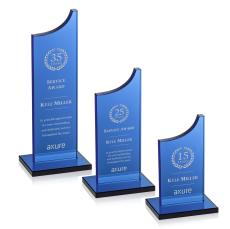 Little Blue Peaks Crystal Trophy - Crystal Trophies