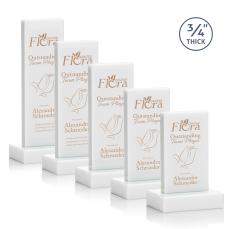 Cartwright Fagan Rectangle Crystal Trophy - Crystal Trophies