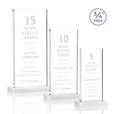 Prieto Fagan Rectangle Crystal Trophy - Crystal Trophies