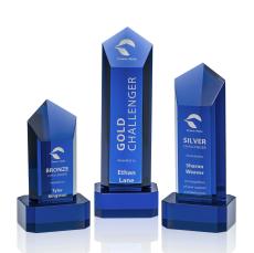 McFadden on Base Blue/Blue Towers Crystal Trophy - Crystal Trophies