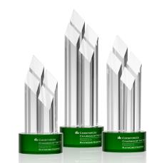 Francisco Green Towers Crystal Trophy - Crystal Trophies