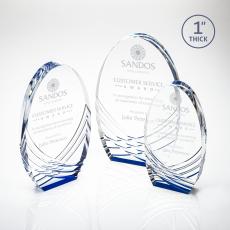 Granger Blue Peaks Acrylic Trophy - Acrylic Trophies