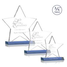 Ibarra Star Blue Crystal Trophy - Trophies