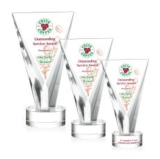 Michaels Full Color Clear Unique Crystal Trophy - Crystal Trophies