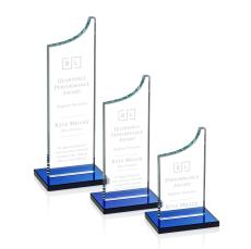 Henson Blue Peaks Crystal Trophy - Crystal Trophies