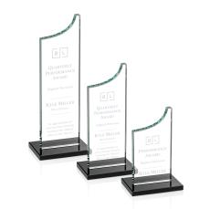 Henson Black Peaks Crystal Trophy - Crystal Trophies