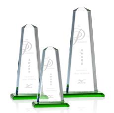 Driscoll Green Crystal Trophy - Crystal Trophies
