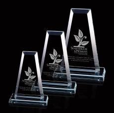 Ramey Tower Starfire Crystal Trophy - Crystal Trophies