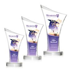 Hewitt Full Color Peaks Acrylic Trophy - Acrylic Trophies