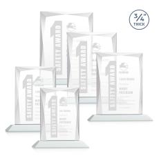 Cassidy Fagan Rectangle Crystal Trophy - Crystal Trophies