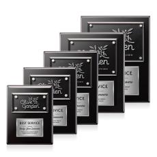 Woodward Plaque - Black/Silver - Wall Plaque Awards