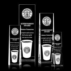 Kirkpatrick 3D Towers Crystal Trophy - Crystal Trophies