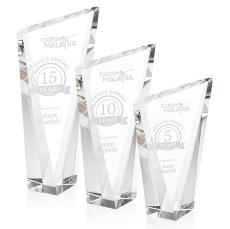 Maher Clear Peaks Crystal Trophy - Crystal Trophies