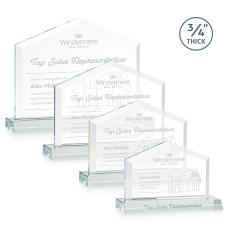 Realtor Starfire Peaks Crystal Trophy - Crystal Trophies