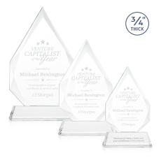 Archer on Helton Clear Peaks Crystal Trophy - Crystal Trophies