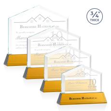 Realtor on Helton Amber Peaks Crystal Trophy - Crystal Trophies