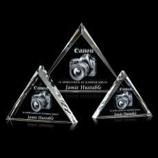 Stacy 3D Pyramid Crystal Trophy - Crystal Trophies