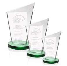 Neumann Green Peaks Crystal Trophy - Crystal Trophies