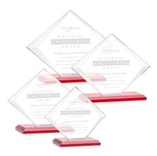 Latham Red Crystal Trophy - Crystal Trophies