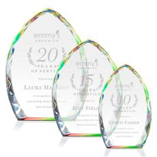 Grossman Prismatic Peaks Crystal Trophy - Crystal Trophies