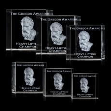 Square Cube Square / Cube 3D Crystal Trophy - Crystal Trophies