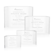 Almer Crescent Acrylic Trophy - Acrylic Trophies