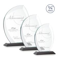 Oakes Black Peaks Crystal Trophy - Crystal Trophies