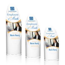 Holley Full Color Circle Crystal Trophy - Crystal Trophies