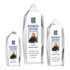 Navarro Full Color Obelisk Crystal Trophy - Crystal Trophies