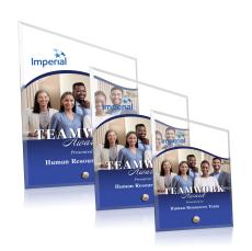 Jewell Peak Full Color Gold Peaks Acrylic Trophy - Acrylic Trophies